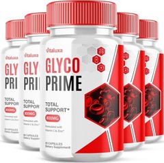 (5 Pack) GlycoPrime Pill for Advance Blood Health Support (300 Capsules)