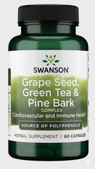 Grape Seed, Green Tea & Pine Bark Complex 60 Capsules