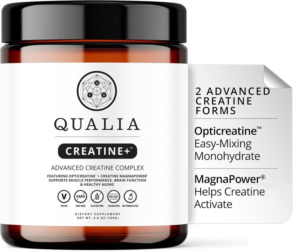 Qualia Creatine | Advanced Creatine Complex | 2 Sources + Magnesium | Optimiz…