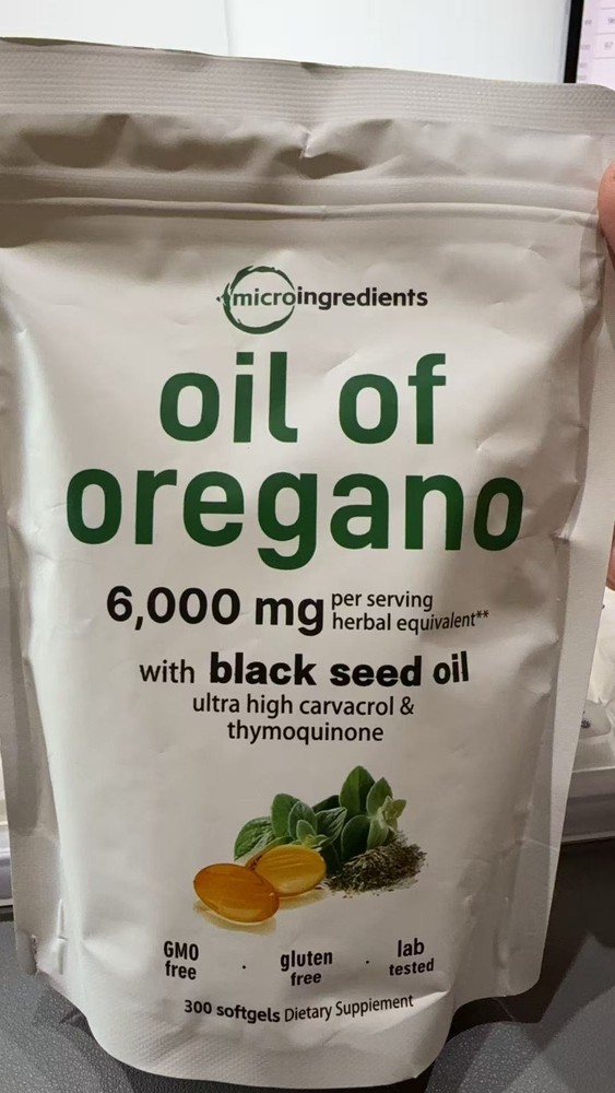 2-in-1 Oil of Oregano & Black Seed Softgels–with Carvacrol for Immune & Wellness