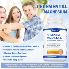 Magnesium Complex 120pcs – Restful Sleep and Relieves Muscle, Bone, Joint Health