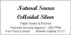 Ultra Colloidal Silver 1000 PPM – 4oz Glass Dropper Bottle