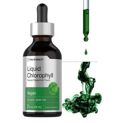 Horbäach Liquid Chlorophyll Drops | 2 oz | Vegan, Non-GMO, and Gluten Free