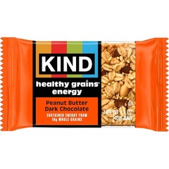 KIND Healthy Grains Energy Bars, Peanut Butter Dark Chocolate, 10 Ct Value Pack
