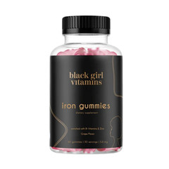 Black Girl Vitamins Iron Gummies – Supports Iron Deficiency – 60 Gummies