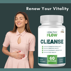 Healthy Flow Cleanse- Digestive Support- 60 Capsules