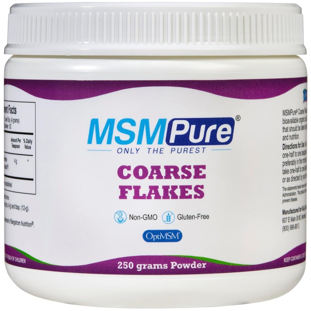 MSMPure Coarse MSM Powder Flakes – 8.8oz