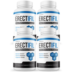 Erectifil Tablets – All Natural Support For Men – 4 Bottles