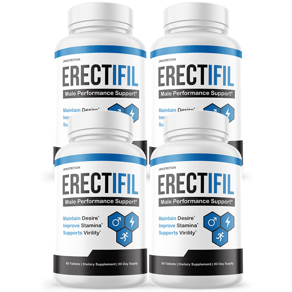Erectifil Tablets – All Natural Support For Men – 4 Bottles