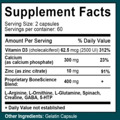 Height Growth Capsules – Enhances Bone Density，Supports Healthy Bones & Joint