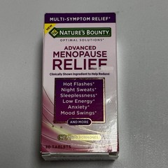 3x Natures Bounty Optimal Solution ADVANCED MENOPAUSE RELIEF 30 tabs x3 EXP 2/27