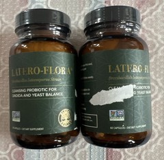 2 Latero-Flora Probiotic Global Healing Center 60 Caps Was BB 06/26
