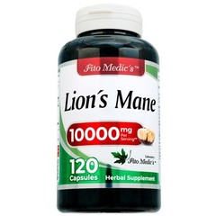 FITO MEDIC’S Lab | Lions Mane Supplement Capsules | 120 120 Count (Pack of 1)