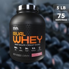 Rival Nutrition Rival Whey Protein Powder 5 Lb 75 Servings I 100 Of Protein