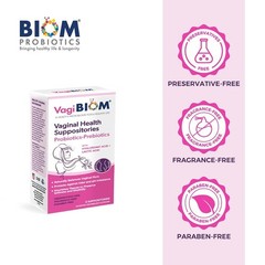 Lactobacillus Suppository for Microbiome Balance & Odor Control, Paraben-Free