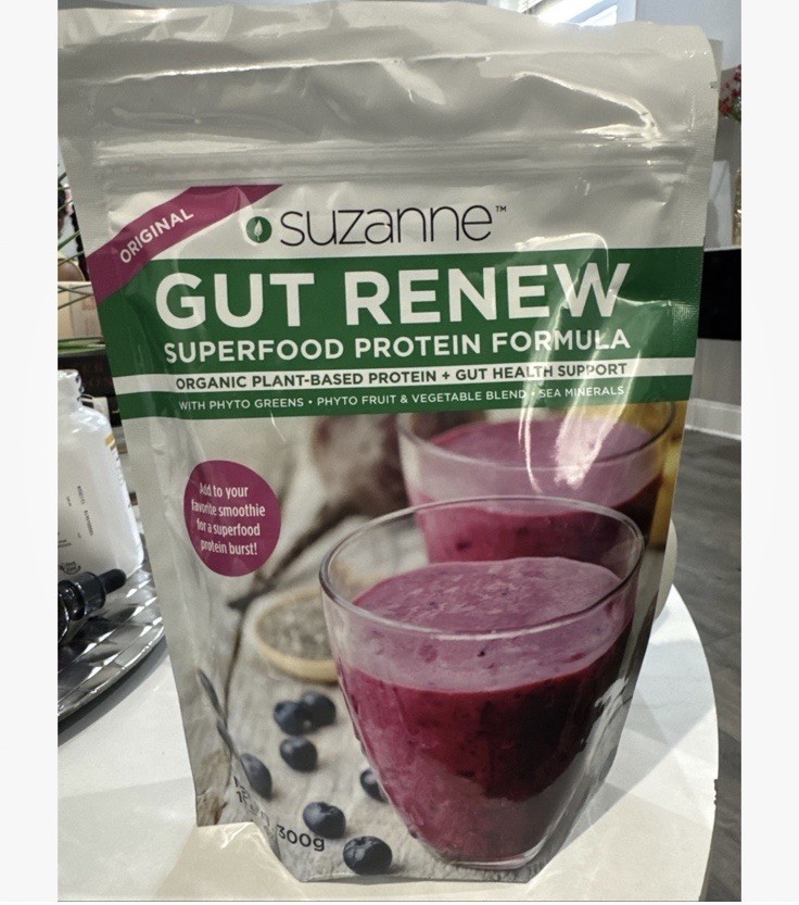 Suzanne Somers GUT RENEW Superfood Protein Formula 10.58 oz Exp. 07/26 🔥