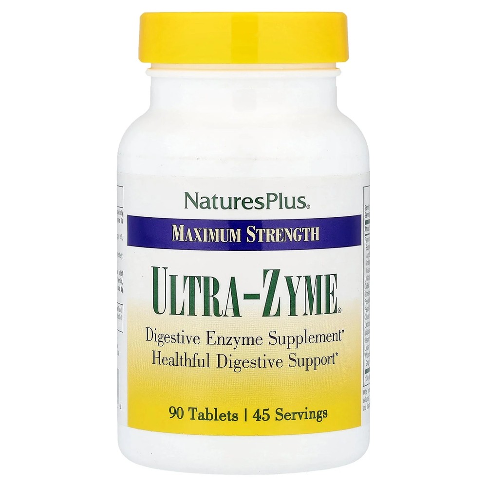 2 X NaturesPlus, Ultra-Zyme�, Maximum Strength, 90 Tablets
