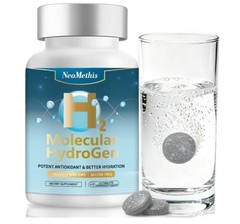 NeoMethis H2 Molecular Hydrogen Tablets 200mg 60 Count Vegan Non-GMO