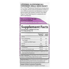 2 X Aurora Nutrascience, Micro-Pack+�, Liposomal Glutathione , 10 Packets, 0.46