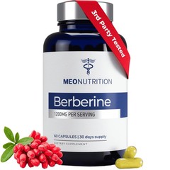 Share Berberine Supplement 1200mg HCI – 60 Capsules, 3rd Party Lab Tested,…