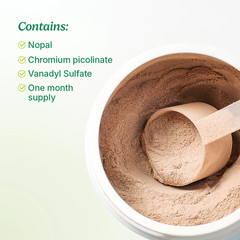 Super Nopal Powder, Lime Flavor, Exclusive Formula with Nopal, and Vanadyl Sulfa