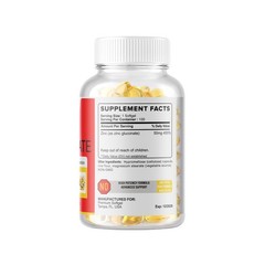 Zinc Gluconate 360 Vegetarian Softgels (50mg) Gluten Free and Non-GMO USA MADE