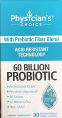 Physician’s Choice 60 Billion Probiotic Capsules – 30 Capsules. 3 BOTTLES