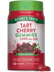 Tart Cherry Gummies | 60 Count | Vegan, Non-GMO & Gluten Free Supplement | Ch…