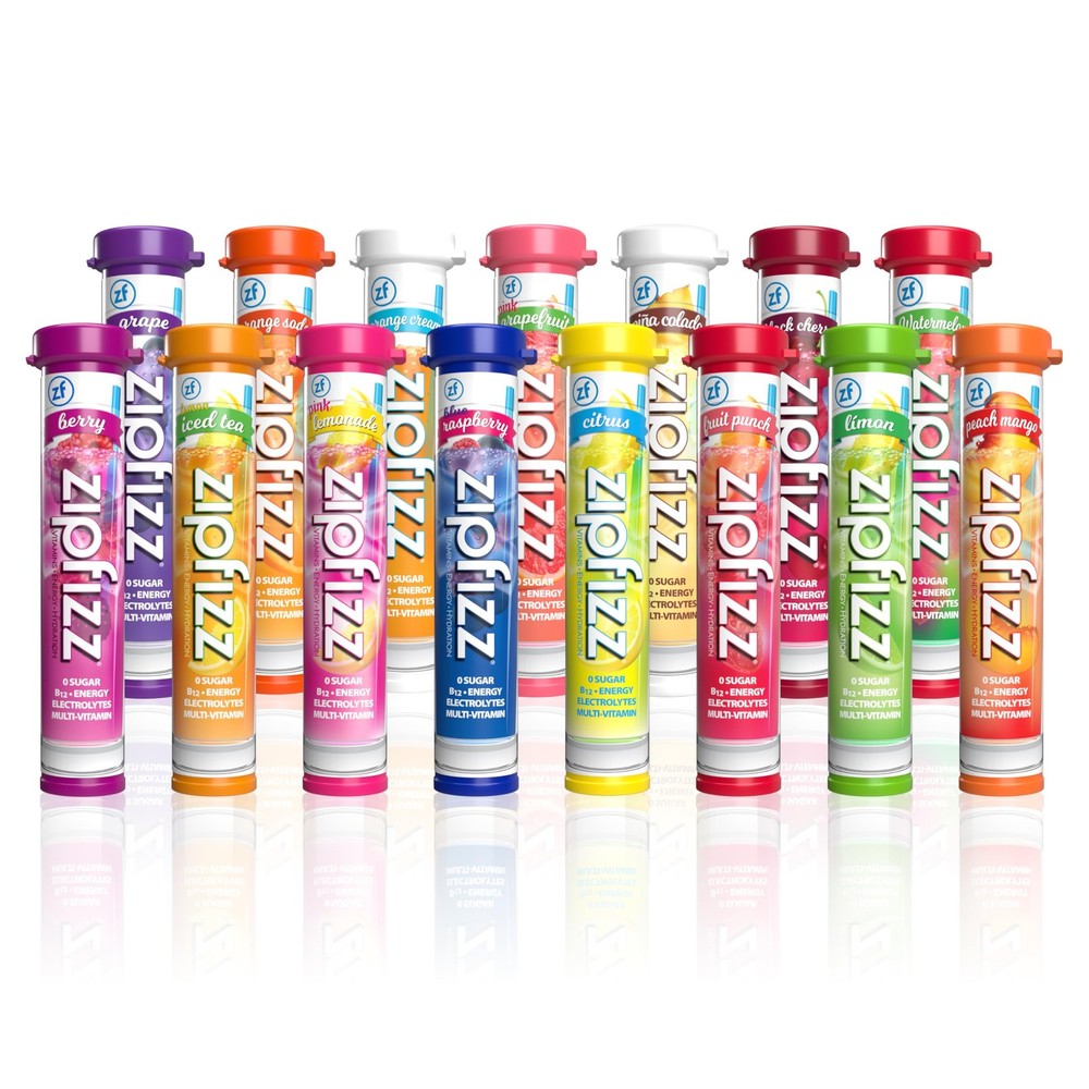 Zipfizz Daily Energy Drink Powder, Variety Pack, 15 Pack | 3in1 Sustained Ene…
