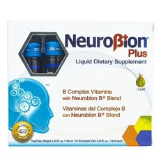 NEUROBION PLUS Liquid Dietary Supplement, B Complex, 10 Vials (1 BOX)