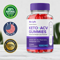 (2 Pack) Biolyfe Keto ACV Gummies Bio Lyfe Keto Gummy Biolife Keto (120 Gummies)