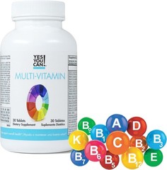 Yes You Can! Daily Multivitamins for Men and Women-Helps Assist Overall Health&W