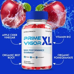 Prime Vigor XL Max Performance Supplement, All Natural Ingredients (5 Pack)