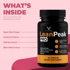 (5 Pack) Lean Peak Advanced Keto Capsules – LeanPeak Pills Advanced Formula