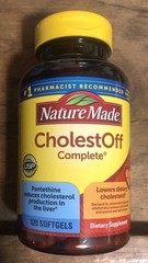 NATURE MADE CholestOFF Complete 120 Softgels Reduces Cholesterol EXP 05/2027 NEW