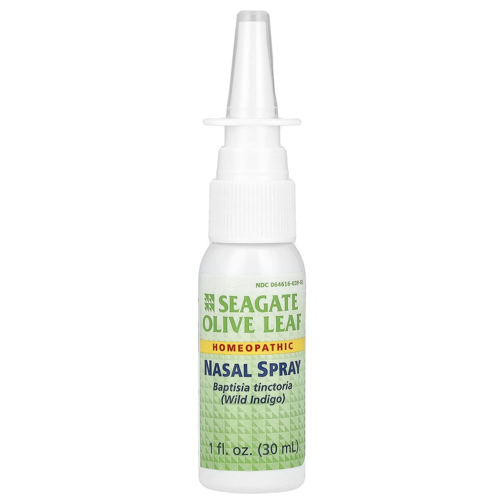 Seagate Olive Leaf Nasal Spray 1 fl oz 30 ml All-Natural, Chemical-Free