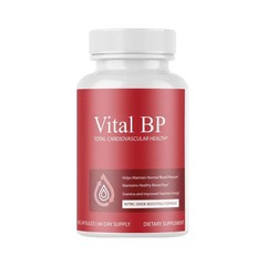 Vital BP-Total Cardiovascular Health, Support Blood Flow – Pack of 1.