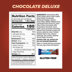 Pure Protein Bars, Chocolate Deluxe,21g Protein,1.76 oz,4 Count Free shipping