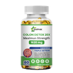 Digestive System Support Supplement Candida Cleanse Natural Herbs 4 Gut & Colon