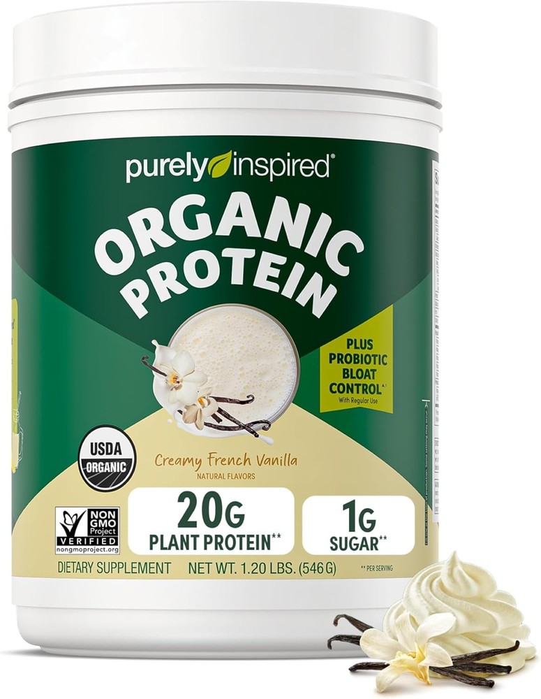 Purely Inspired Plant-Based Protein Powder for Men & Women, Creamy French…