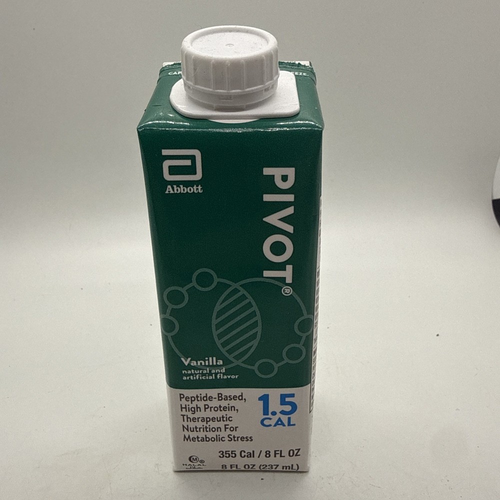 Abbott Pivot 1.5 Cal HIGH PROTEIN-VANILLA 8-FL. OZ Liquid Formula 24 Per Case