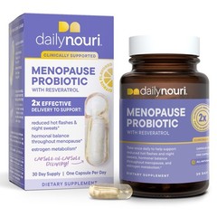 Daily Nouri Menopause Probiotic | Supports Hormonal 30 Count (Pack of 1)