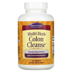 Nature s Secret Multi-Fiber Colon Cleanse 275 Tablets No Artificial Colors,