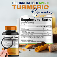 ✅ BEST EXTRA STRENGTH TURMERIC CURCUMIN GUMMIES ✅ EASY TO SWALLOW PREMIUM GUMMY