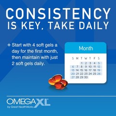 OmegaXL Joint Support Supplement, for Relief – Natural Muscle Support, Green …