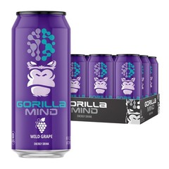 Gorilla Mind Energy Drink | Unmatched · Amplified Focus 12 16-oz Cans”
