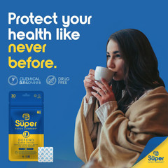 Super Patch DEFEND Immune Support Patch Drug-Free Daily Wellness 7 Patches