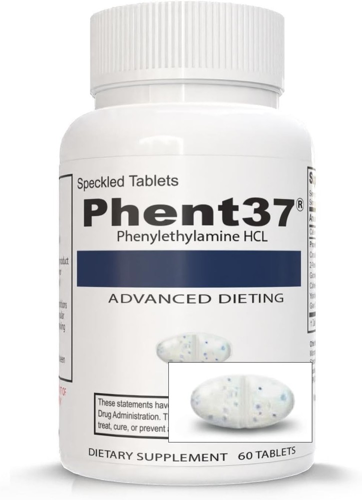 Advanced Phenylethylamine HCL Tablets – 60 Speckled Pills for Appetite Control
