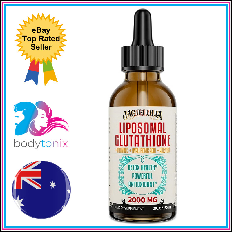 LIPOSOMAL GLUTATHIONE LIQUID 2000mg Anti Aging Antioxidant Detoxifier Jagielolia