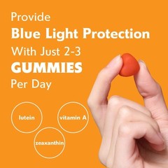 2 Packs Lutein Gummies 12mg with Zeaxanthin & Vitamin A-Eye Health Supplement